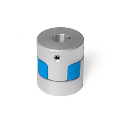 Ganter Norm® - 2241-30-K8-12-AL-BS Elastomer-Klauenkupplungen mit Gewindestift