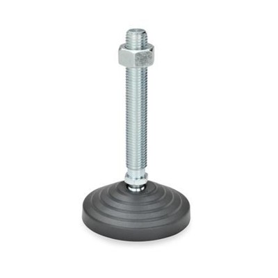 Ganter Norm® - 344-100-M20-158-B Gelenkfüße, Fuß Kunststoff / Verstellspindel Stahl