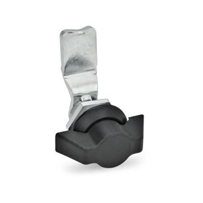 Ganter Norm® - 115-SK-32-SW Verriegelungen, mit Bedienelementen, Anschlagring schwarz