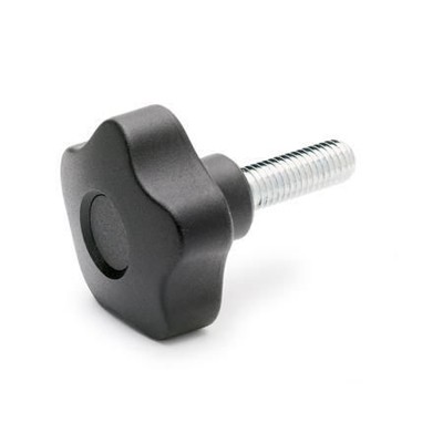 Ganter Norm® - 5337.2-32-M6-30 Sterngriffschrauben, Kunststoff, Schraube Stahl