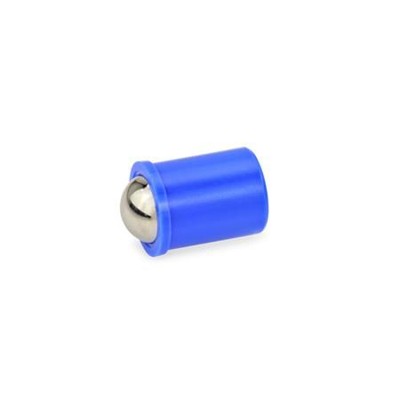 Ganter Norm® - 614-4-KU Federnde Druckstücke zum Einpressen, mit Kugel