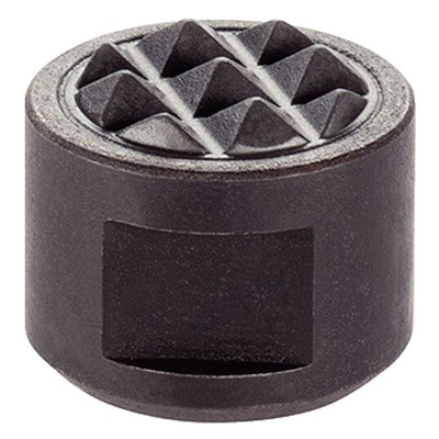 HALDER - Grippers rund/quadratisch, mit Hartmetalleinsatz, geriffelt/rund