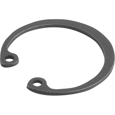 KIPP - SICHERUNGSRING FÜR BOHRUNG DIN472, D1=10, STAHL PHOSPHATIERT