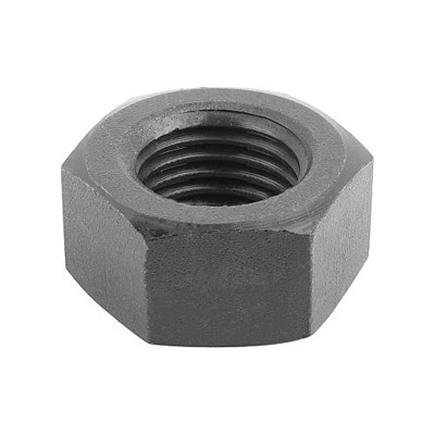 KIPP - SECHSKANTMUTTER DIN934 M10, SW=17, STAHL 10 BLANK (SCHWARZ)