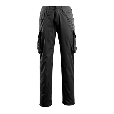 MASCOT® - Ingolstadt Hose mit Schenkeltaschen UNIQUE, Schwarz, Größe 82C43