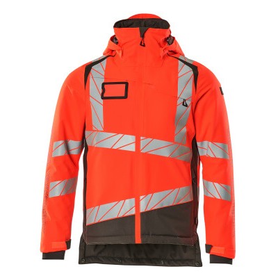 MASCOT® - Winterjacke ACCELERATE SAFE, hi-vis Rot/Dunkelanthrazit, Größe 5XL