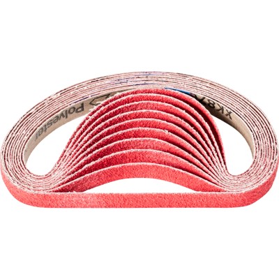 PFERD - Keramikkorn Schleifband BA 16x480mm CO-COOL40 für Edelstahl-Schliff mit Bandschleifer