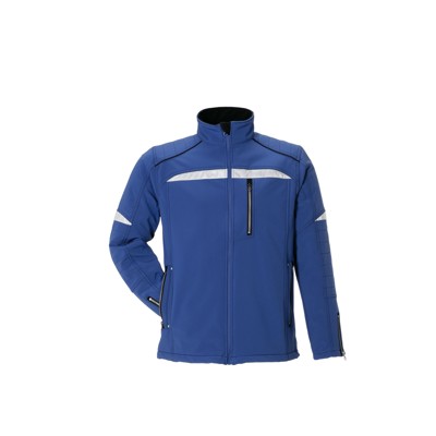 Planam - Softshelljacke DuraWork Größe 2XL,kornblau/schwarz