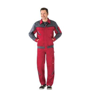 Planam - Bundjacke 2316 rot/schiefer/schwarz, Größe 40