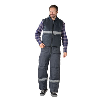 Planam - Weste 5122 marine, rot, Größe L