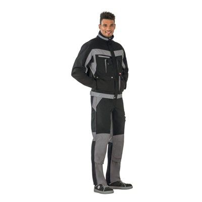 Planam - Bundjacke 2500 schwarz/zink, Größe 106