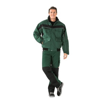 Planam - Winterjacke 2595 grün/schwarz, Größe XL