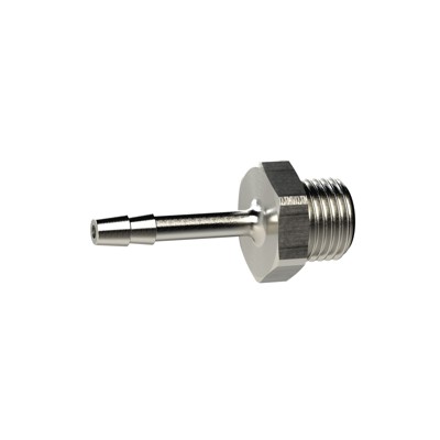RIEGLER® - Einschraubschlauchtülle, G 1.1/4" A, für Schlauch LW 38, Messing vernickelt
