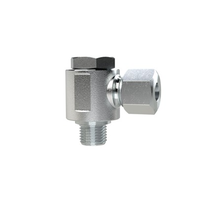 RIEGLER® - Schwenkbare Winkel-Verschraubung, G 3/8" A, Rohr-Außen-Ø 10