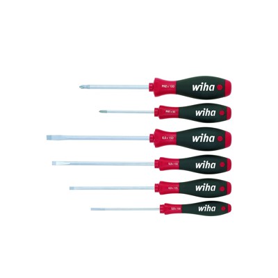 Wiha® - Schraubendreher-Set 302 HK6 SO 6-teilig Schlitz Phillips®