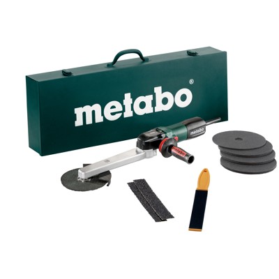 metabo® - Kehlnahtschleifer KNSE 9-150 Set (602265500), Stahlblech-Tragkasten