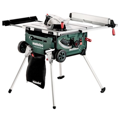 metabo® - Akku-Tischkreissäge TS 36-18 LTX BL 254 (613025850), mit Untergestell und Trolleyfunktion, Karton