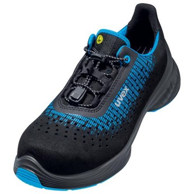 uvex - 1 G2 Halbschuhe S1 68299 schwarz/blau, Weite 12, Größe 45