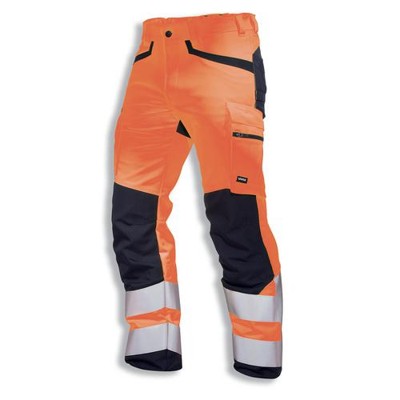 uvex - Arbeitshose protection flash + storm warnorange, Größe 98