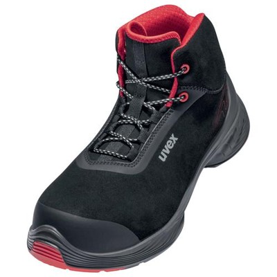 uvex - 1 G2 Stiefel S3 68393 schwarz/rot, Weite 12, Größe 39
