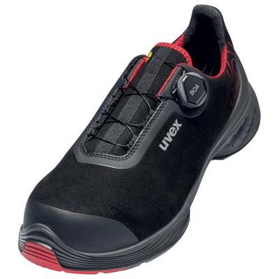 uvex - 1 G2 Halbschuhe S3 68403 schwarz/rot, Weite 12, Größe 47