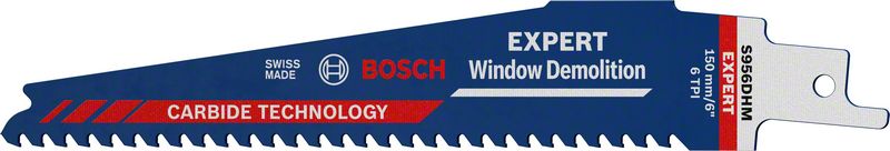 BOSCH EXPERT ‘Window Demolition’ S 956 DHM Säbelsägeblatt, 10 Stück. Für Säbelsägen