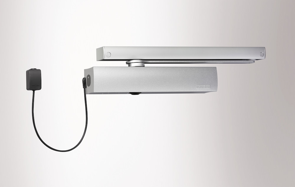 GEZE Oben-Türschließer mit Gleitschiene TS 5000 EFS, Aluminium, 155479
