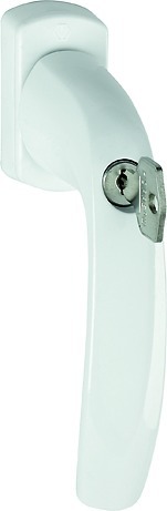 HOPPE® Fenstergriff absperrbar New York 0810S/U10 100NM, mit Schrauben, Aluminium, 3551326