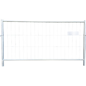 Bauzaun, Wandelement, Breite 2200 mm, Höhe 1200 mm.