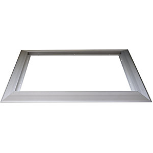 Aluminiumrahmen, abgeschrägt, für Aluprofilmatte, für LxB 585 x 385 mm.