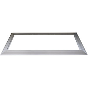 Aluminiumrahmen, abgeschrägt, für Aluprofilmatte, für LxB 985 x 585 mm.