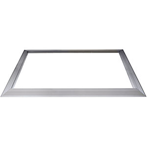 Aluminiumrahmen, abgeschrägt, für Aluprofilmatte, für LxB 985 x 785 mm.