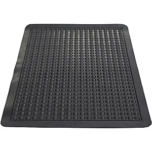 Anti-Ermüdungsmatte, schwarz genoppt, LxB 900 x 600 mm.