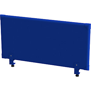 Akustik-Tischaufsatz-Paneel, Höhe 450 mm, Breite 1000 mm, blau.