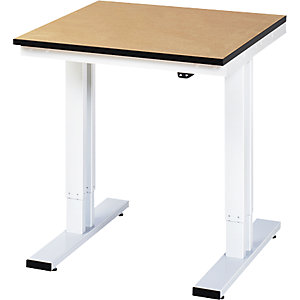 Arbeitstisch, elektrisch höhenverstellbar, Höhe 720 - 1120 mm, MDF-Platte, BxT 750 x 800 mm.
