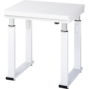 Arbeitstisch, elektrisch höhenverstellbar, Höhe 740 - 1140 mm, Hartlaminatplatte, BxT 750 x 700 mm.