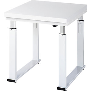 Arbeitstisch, elektrisch höhenverstellbar, Höhe 740 - 1140 mm, Hartlaminatplatte, BxT 750 x 900 mm.
