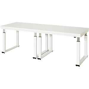 Arbeitstisch, elektrisch höhenverstellbar, Höhe 740 - 1140 mm, Hartlaminatplatte, BxT 2500 x 900 mm.