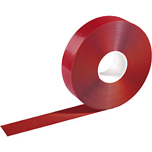 Bodenmarkierungsband DURALINE®, Breite 50 mm, Stärke 0,5 mm, rot.