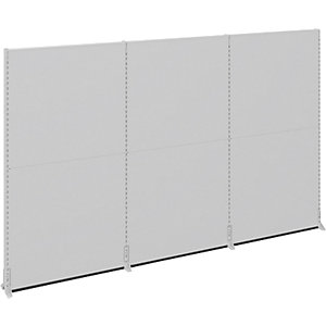Akustik-Stellwand, Büro/Industrie, Einzel-Stellwände, LxBxH 3030 x 276 x 2000 mm.