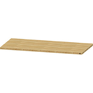 Arbeitsplatte für Werkbank, Rotbuchenplatte massiv, Breite 1500 mm, Stärke 40 mm.
