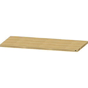 Arbeitsplatte für Werkbank, Rotbuchenplatte massiv, Breite 1500 mm, Stärke 50 mm.