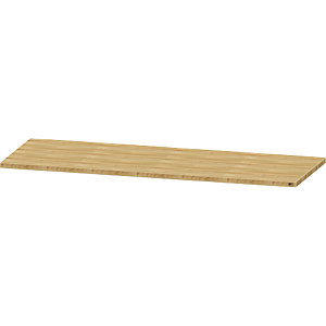 Arbeitsplatte für Werkbank, Rotbuchenplatte massiv, Breite 2000 mm, Stärke 40 mm.