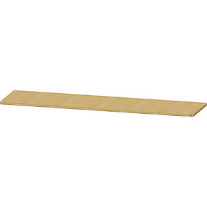Arbeitsplatte für Werkbank, Rotbuchenplatte massiv, Breite 2800 mm, Stärke 50 mm.