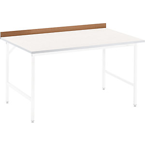 Bordleiste hinten, für Arbeitstisch, Tischbreite 1500 mm.