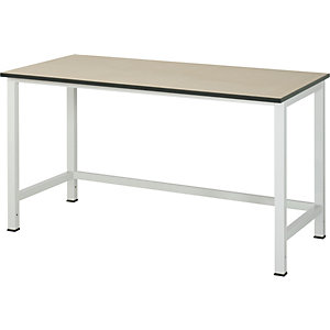 Arbeitstisch für Arbeitsplatzsystem Serie 900, Höhe 825 - 1025 mm, MDF-Platte, Breite 1500 mm.