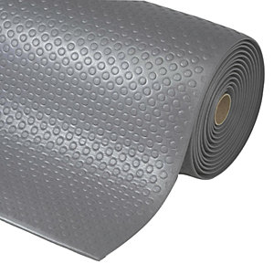 Anti-Ermüdungsmatte Bubble Sof-Tred™, pro lfd. m, Vinylschaum, grau, Breite 910 mm.